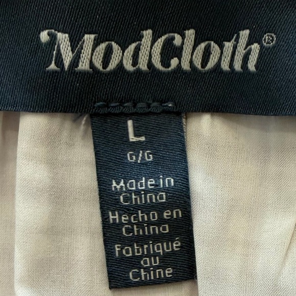 ModCloth Lavender Plaid Mini Dress Size Large V-Neck Short Sleeve Pockets EUC - Picture 10 of 12